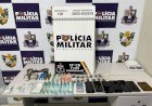 Polícia Militar fecha ponto de tráfico no bairro Nova Canarana e prende três suspeitos