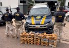 PRF apreende mais de 100 kg de drogas em abordagem na BR-158, em Nova Xavantina/MT
