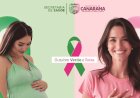 Canarana realiza ações do Outubro Rosa e Outubro Verde para prevenção à saúde da mulher e combate à sífilis gestacional