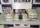 POLÍCIA MILITAR DE CANARANA APREENDE GRANDE QUANTIDADE DE DROGA EM AÇÃO INTEGRADA COM GEFRON E INTELIGÊNCIA DE ÁGUA BOA