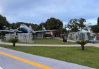 Prefeitura de Canarana/MT inicia decoração de Natal na Praça do Avião