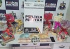 Polícia Militar apreende drogas, dinheiro e cestas de presentes em ação contra o tráfico em Canarana