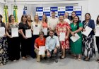 Prefeito Vilson Biguelini participa da cerimônia de posse das novas diretoras escolares