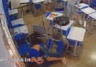 Vídeo mostra agressão entre adolescentes dentro de sala de aula em escola de Jaciara