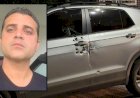 Delegado é baleado em MT carro fica crivado com os tiros