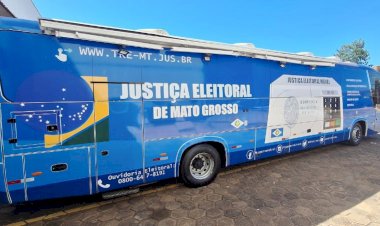 Ônibus da Justiça Eleitoral chega a Canarana para mutirão que promete ser o maior do Araguaia