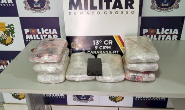POLÍCIA MILITAR DE CANARANA APREENDE GRANDE QUANTIDADE DE DROGA EM AÇÃO INTEGRADA COM GEFRON E INTELIGÊNCIA DE ÁGUA BOA