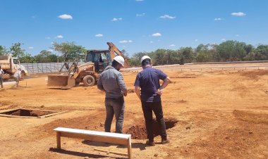 Obra do novo prédio do IFMT Canarana avança dentro do cronograma e será referência para toda a região