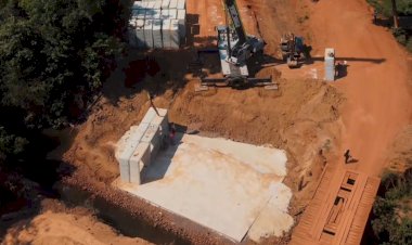 Morador registra obra essencial na zona rural de Canarana/MT e vídeo repercute nas redes sociais; VEJA VÍDEO