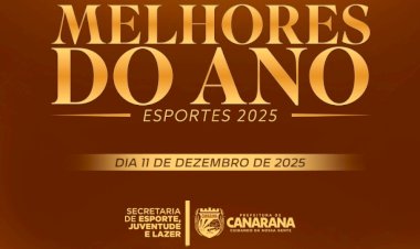Canarana realiza o evento “Melhores do Ano – Esportes 2025” e celebra conquistas e destaques do esporte local