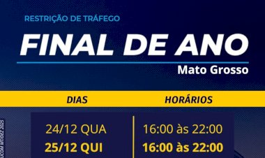 PRF alerta para restrições de tráfego de veículos de carga especial durante as festas de fim de ano