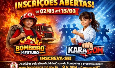 Corpo de Bombeiros de Mato Grosso lança inscrições para edição 2026 do Projeto Bombeiro do Futuro