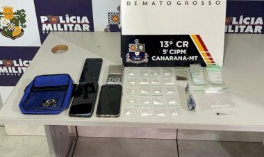 CASAL É DETIDO APÓS BRIGA E POLÍCIA ENCONTRA DROGAS PRONTAS PARA VENDA EM BAIRRO DE NOVA ESPERANÇA