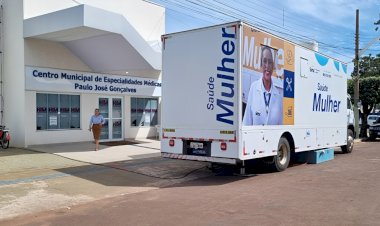 Carreta do Sesc Saúde Mulher inicia atendimentos gratuitos em Canarana