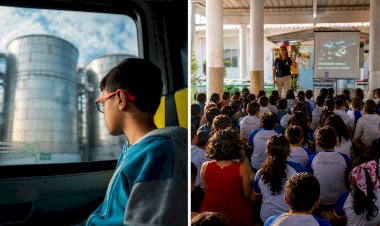 Alunos da escola Monteiro Lobato têm dia especial com a Alvorada Bioenergia