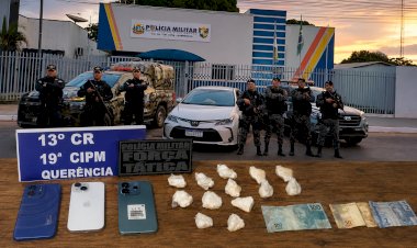 Operação integrada prende quatro suspeitos, apreende droga e recupera carro clonado em Querência