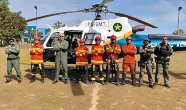 Ciopaer reforça buscas por homem desaparecido em Canarana com apoio aéreo especializado