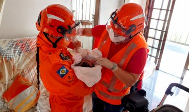 Bebê nasce em casa e bombeiros garantem atendimento seguro à mãe e ao recém-nascido em Canarana