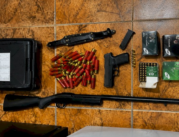 HOMEM É PRESO EM FLAGRANTE POR POSSE ILEGAL DE ARMA, AMEAÇA E VIOLÊNCIA PSICOLÓGICA CONTRA MULHER EM CANARANA