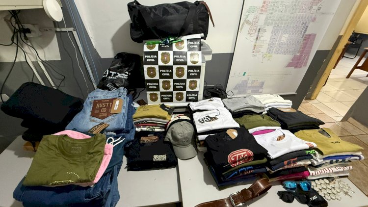 Polícia Civil prende suspeito de furto a loja e recupera mercadorias em Canarana