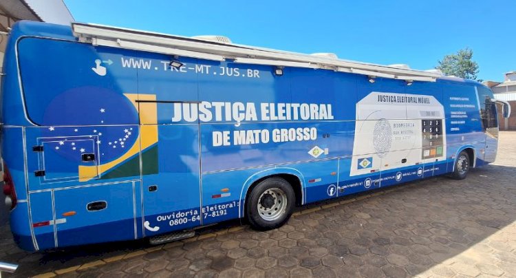 Ônibus da Justiça Eleitoral chega a Canarana para mutirão que promete ser o maior do Araguaia
