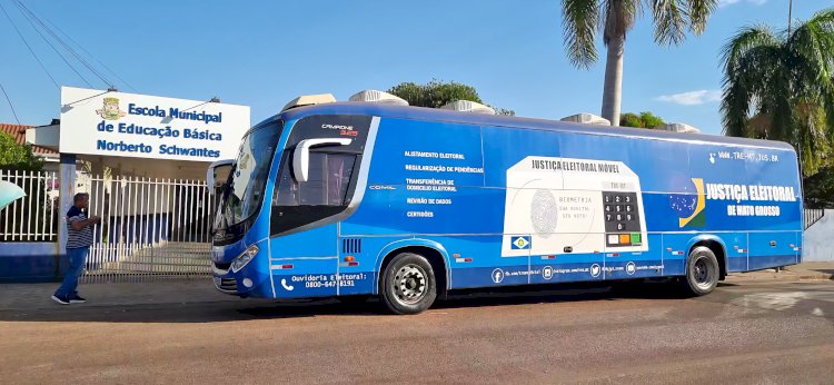 Canarana recebe ônibus da Justiça Eleitoral para mutirão de atendimento
