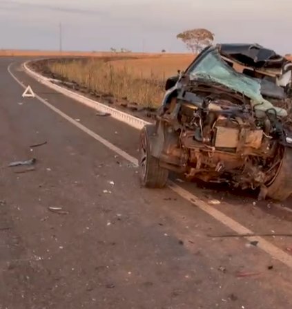 Acidente fatal na MT-020 deixa uma vítima e dois feridos leves em Canarana