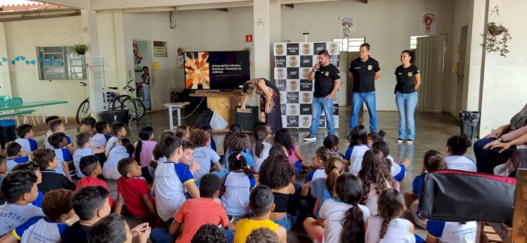 Polícia Civil participa do programa Saúde na Escola em Canarana