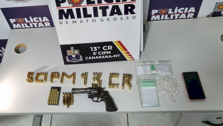 Polícia Militar atende ocorrência de violência doméstica e apreende arma de fogo em Canarana