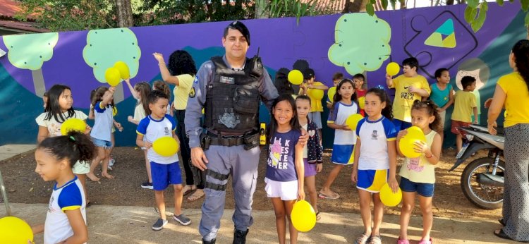 Educação no Trânsito: EMEB Nova Era mobiliza comunidade em Canarana