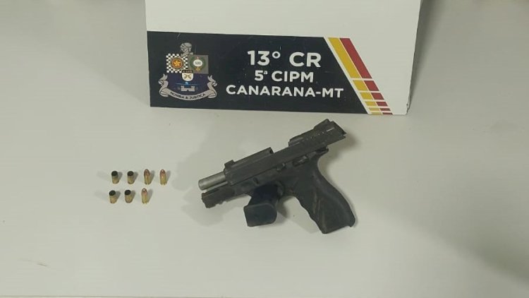 Homem é preso após efetuar disparos de arma de fogo em boate na zona rural