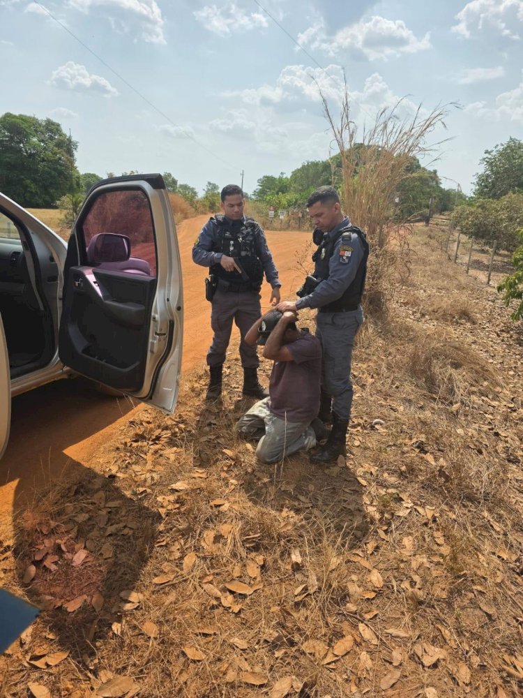 Polícia prende suspeito de homicídio em fazenda na zona rural de Cocalinho