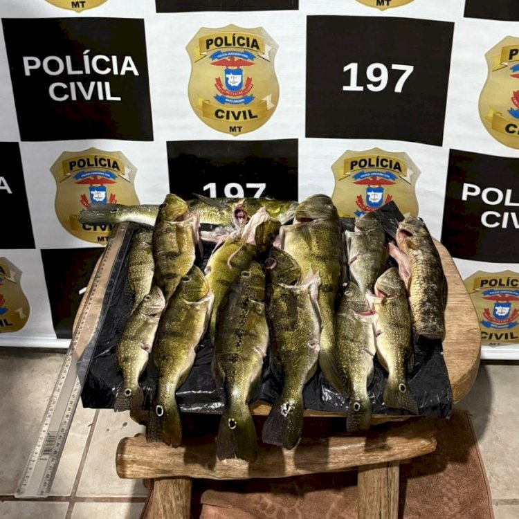 Pescador é flagrado em Canarana durante Operação Rede Rompida por pesca ilegal na região do Sete de Setembro