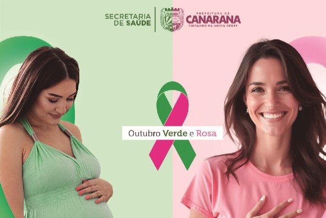Canarana realiza ações do Outubro Rosa e Outubro Verde para prevenção à saúde da mulher e combate à sífilis gestacional
