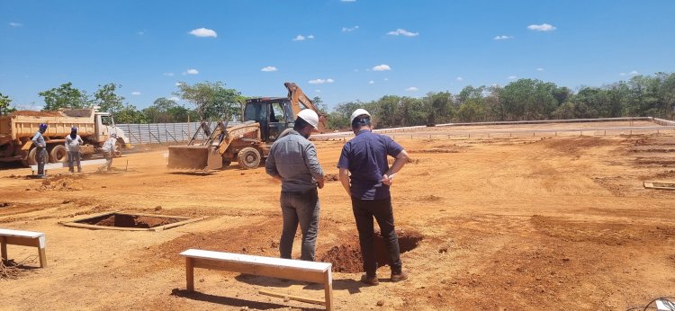 Obra do novo prédio do IFMT Canarana avança dentro do cronograma e será referência para toda a região