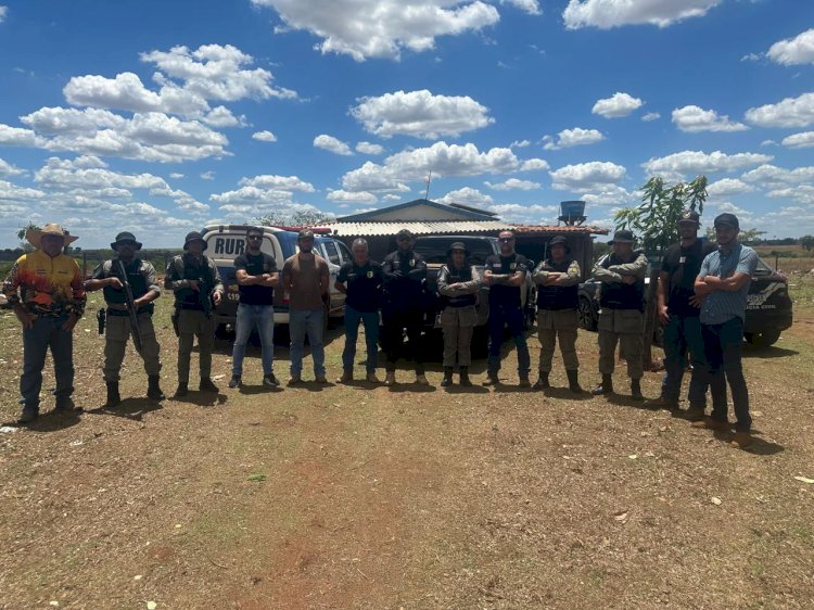 Ação integrada da Polícia Civil, PMMT e PMGO desarticula esquema de furto de gado em Canarana