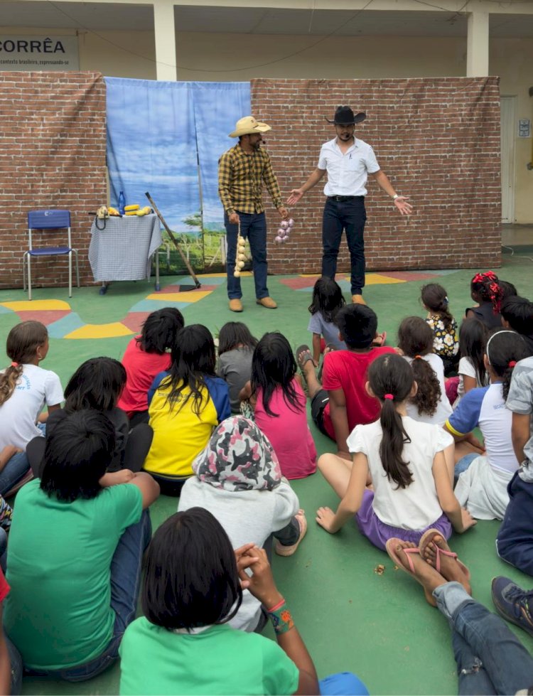 PROJETO “ZÉ BOTINA NA COMUNIDADE” LEVA CULTURA E ALEGRIA PARA A ZONA RURAL DE CANARANA