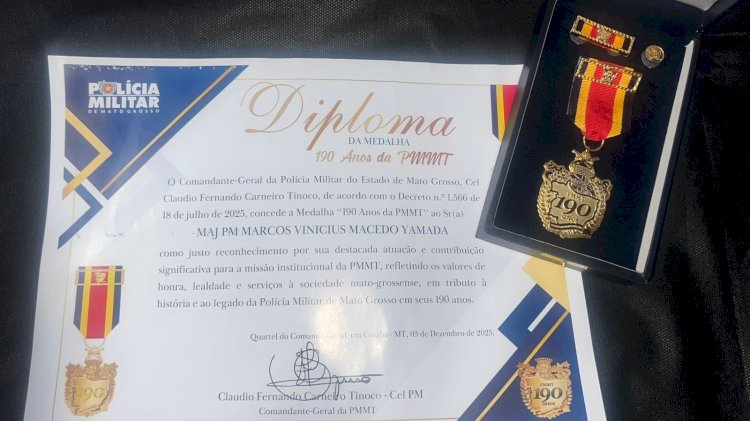Policiais do Araguaia recebem Medalha Comemorativa dos 190 anos da PMMT