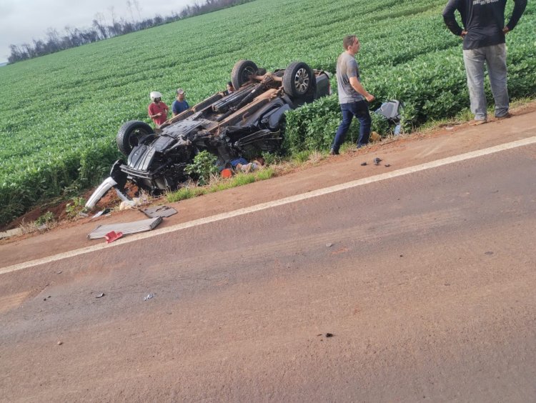 Acidente na MT-242 deixa três vítimas fatais da mesma família em Querência