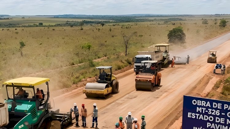 Araguaia avança com pavimentação da MT-326 e celebra conquista histórica