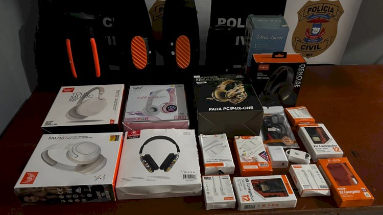 Polícia Civil esclarece furto ocorrido na madrugada desta quinta-feira e realiza operação no mesmo dia em Canarana