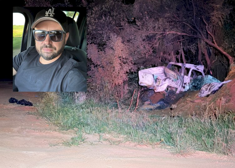 Tragédia na MT-490: ex-morador de Canarana, Max André Gnatta, morre carbonizado em acidente que chocou a região