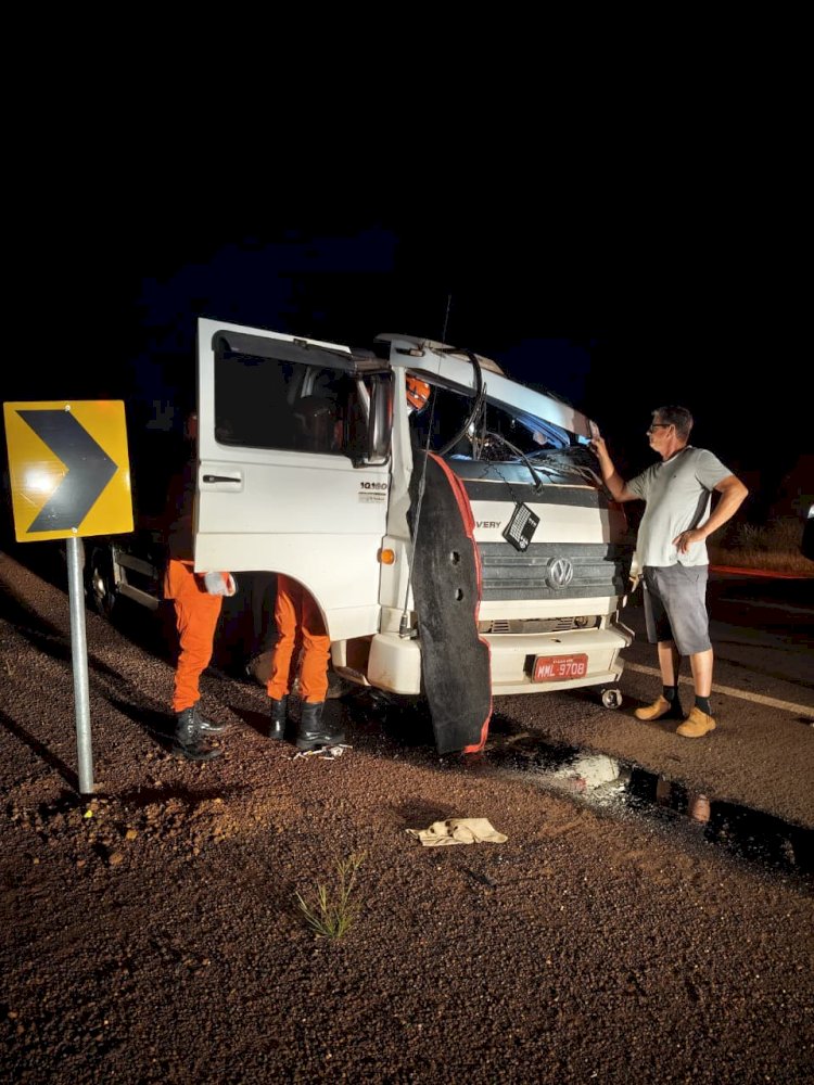Motorista não resiste após grave acidente entre caminhões na MT-020 em Canarana