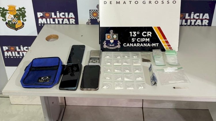 CASAL É DETIDO APÓS BRIGA E POLÍCIA ENCONTRA DROGAS PRONTAS PARA VENDA EM BAIRRO DE NOVA ESPERANÇA