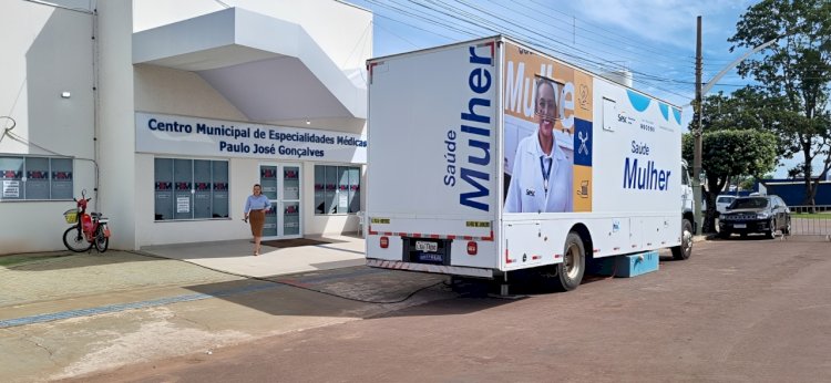 Carreta do Sesc Saúde Mulher inicia atendimentos gratuitos em Canarana