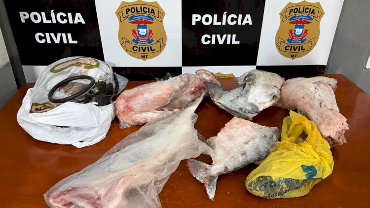 Polícia prende suspeito por caça e pesca ilegal em Canarana