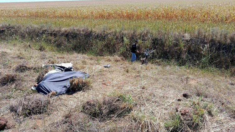 TRAGÉDIA NA MT-020: MOTOCICLISTA MORRE APÓS SAIR DA PISTA PRÓXIMO À VILA DO CULUENE