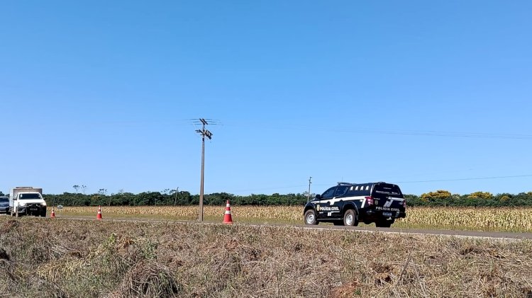 TRAGÉDIA NA MT-020: MOTOCICLISTA MORRE APÓS SAIR DA PISTA PRÓXIMO À VILA DO CULUENE