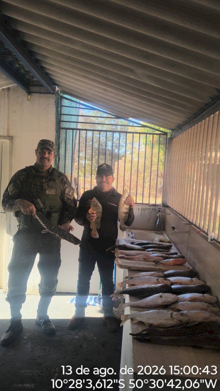 Polícia Ambiental apreende redes, embarcações e pescado irregular e prende três por pesca predatória