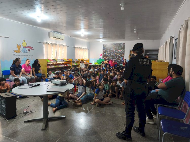 Polícia Militar realiza palestras sobre prevenção à violência contra a mulher em escolas de Canarana